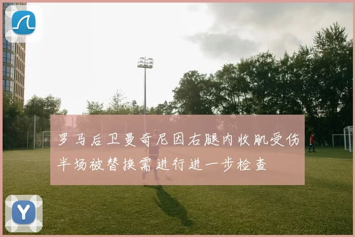 罗马后卫曼奇尼因右腿内收肌受伤半场被替换需进行进一步检查
